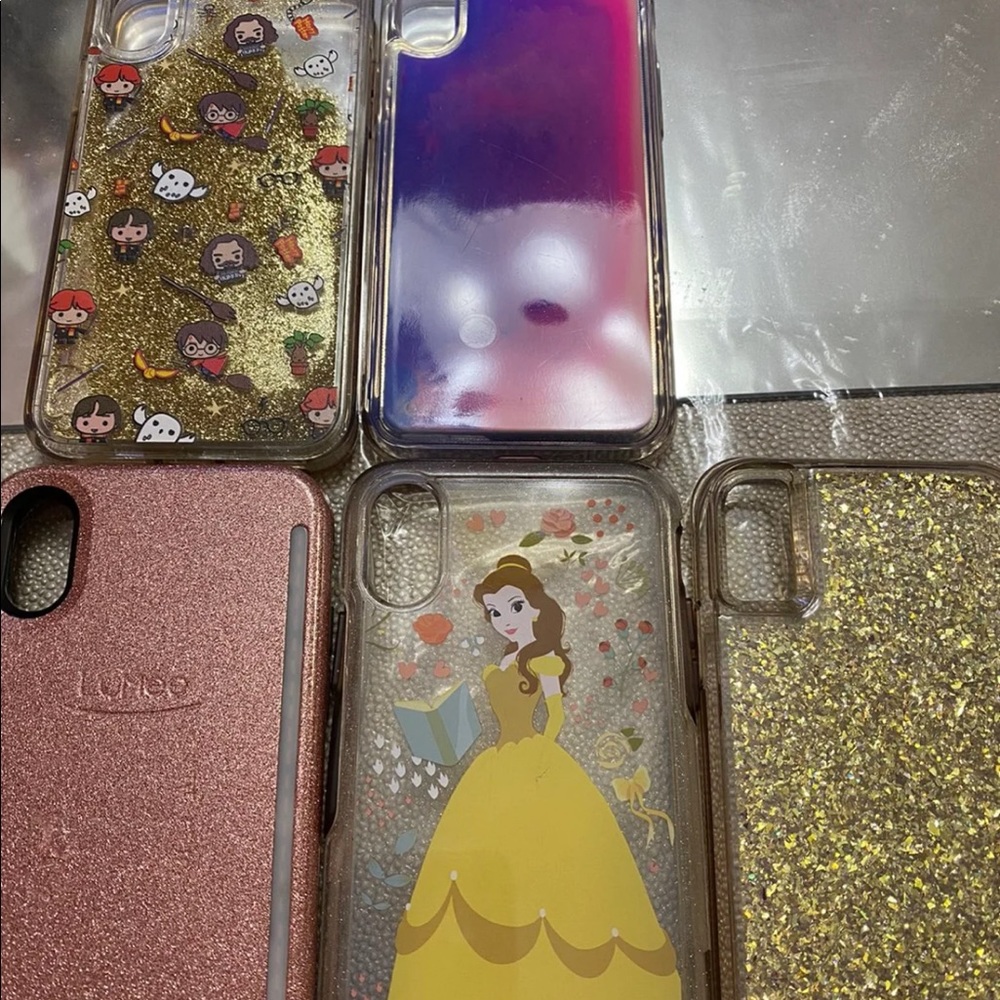 IPhone X Phone Case Lot (Disney, Harry Potter etc)